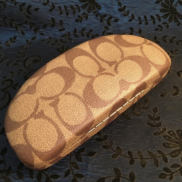 Coach Eye Glass Hard Case 6.25" - Picture 2 of 5